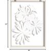 image:imageKate and Laurel Blake Flowers on Glass 2 Whole Flowers Framed Printed Acrylic Wall Art by Jessi Raulet of Ettavee 18x24 Natural Decorative Tropical Floral Wall DcorNatural