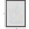 image:imageKate and Laurel Blake Mid Century Modern Cocktails Framed Printed glass Wall Art by Rachel Lee of My Dream Wall 18x24 Gold Colorful Coctail Art Wall Dcor