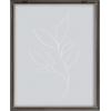 image:imageKate and Laurel Blake Modern Blue Botanical Line Sketch Print 3 Framed Printed Glass Wall Art by The Creative Bunch Studio 16 x 20 Natural Decorative Abstract Nature Art Print for WallGray