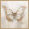 image:imageKate and Laurel Butterfly Neutral 2 Framed Canvas Wall Art by The Creative Bunch Studio 30 x 30 Sylvie Bright Gold Modern Abstract Animals Art for Wall Decor Living Room Bedroom