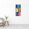 image:imageKate and Laurel Framed Canvas Wall Art Print Abstract 02 Panel 2 by Rachel Lee 18 x 40 Sylvie Natural Frame Modern Contemporary Abstract Art for Wall DecorSylvie Natural
