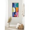 image:imageKate and Laurel Framed Canvas Wall Art Print Abstract 02 Panel 2 by Rachel Lee 18 x 40 Sylvie Natural Frame Modern Contemporary Abstract Art for Wall DecorSylvie Natural