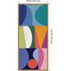 image:imageKate and Laurel Framed Canvas Wall Art Print Abstract 02 Panel 2 by Rachel Lee 18 x 40 Sylvie Natural Frame Modern Contemporary Abstract Art for Wall DecorSylvie Natural