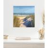 image:imageKate and Laurel Framed Canvas Wall Art Print By The Sea by Mary Sparrow 22 x 22 Sylvie White Frame Coastal Beach Art for Wall Decor
