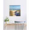 image:imageKate and Laurel Framed Canvas Wall Art Print By The Sea by Mary Sparrow 22 x 22 Sylvie White Frame Coastal Beach Art for Wall Decor