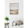 image:imageKate and Laurel Framed Canvas Wall Art Print Fading Fields II by Amy Lighthall 23 x 30 Sylvie Beaded Dark Gold Frame Modern Contemporary Abstract Art for Wall Decor