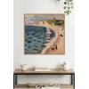 image:imageKate and Laurel Framed Canvas Wall Art Print High Tide Pleine Mer 1920 Henri Mattise by Nostalgia Prints 30 x 30 Sylvie Beaded Rustic Natural Frame Modern Contemporary Beach Art for Wall Decor