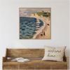 image:imageKate and Laurel Framed Canvas Wall Art Print High Tide Pleine Mer 1920 Henri Mattise by Nostalgia Prints 30 x 30 Sylvie Beaded Rustic Natural Frame Modern Contemporary Beach Art for Wall Decor
