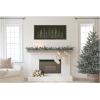 image:imageKate and Laurel Framed Canvas Wall Art Print Minimalist Evergreen Trees Sketch by The Creative Bunch Studio 40 x 18 Sylvie Dark Gold Frame Modern Contemporary Nature Art for Wall Decor
