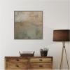 image:imageKate and Laurel Framed Canvas Wall Art Print Sage Horizon No 1 by Amy Lighthall 30 x 30 Sylvie Beaded Dark Gold Frame Modern Contemporary Abstract Art for Wall Decor