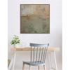 image:imageKate and Laurel Framed Canvas Wall Art Print Sage Horizon No 1 by Amy Lighthall 30 x 30 Sylvie Beaded Dark Gold Frame Modern Contemporary Abstract Art for Wall Decor