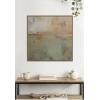 image:imageKate and Laurel Framed Canvas Wall Art Print Sage Horizon No 1 by Amy Lighthall 30 x 30 Sylvie Beaded Dark Gold Frame Modern Contemporary Abstract Art for Wall Decor