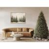 image:imageKate and Laurel Framed Canvas Wall Art Print Traditional Snowy Forest Landscape by The Creative Bunch Studio 38 x 28 Sylvie Natural Frame Traditional Landscape Art for Wall Decor