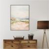 image:imageKate and Laurel Framed Canvas Wall Art Print Tranquil Landscape III expansion by Amy Lighthall 28 x 38 Sylvie Natural Frame Coastal Abstract Art for Wall DecorSylvie Beaded Dark Gold