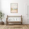 image:imageKate and Laurel Framed Canvas Wall Art Print Tranquil Landscape III expansion by Amy Lighthall 28 x 38 Sylvie Natural Frame Coastal Abstract Art for Wall DecorSylvie Natural