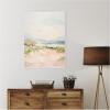 image:imageKate and Laurel Framed Canvas Wall Art Print Tranquil Landscape III expansion by Amy Lighthall 28 x 38 Sylvie Natural Frame Coastal Abstract Art for Wall DecorSylvie Beaded White