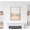 image:imageKate and Laurel Framed Canvas Wall Art Print Tranquil Landscape III expansion by Amy Lighthall 28 x 38 Sylvie Natural Frame Coastal Abstract Art for Wall DecorSylvie Beaded Dark Gold