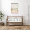 image:imageKate and Laurel Framed Canvas Wall Art Print Tranquil Landscape III expansion by Amy Lighthall 28 x 38 Sylvie Natural Frame Coastal Abstract Art for Wall DecorSylvie Beaded Dark Gold