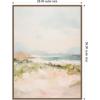 image:imageKate and Laurel Framed Canvas Wall Art Print Tranquil Landscape III expansion by Amy Lighthall 28 x 38 Sylvie Natural Frame Coastal Abstract Art for Wall DecorSylvie Beaded Dark Gold