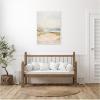 image:imageKate and Laurel Framed Canvas Wall Art Print Tranquil Landscape III expansion by Amy Lighthall 28 x 38 Sylvie Natural Frame Coastal Abstract Art for Wall DecorSylvie Beaded White