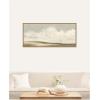 image:imageKate and Laurel Framed Canvas Wall Art Print Whispering Meadows I Panel by Amy Lighthall 40 x 18 Sylvie Beaded Rustic Natural Frame Rustic Farmhouse Landscape Art for Wall Decor
