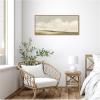 image:imageKate and Laurel Framed Canvas Wall Art Print Whispering Meadows I Panel by Amy Lighthall 40 x 18 Sylvie Beaded Rustic Natural Frame Rustic Farmhouse Landscape Art for Wall Decor