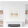 image:imageKate and Laurel Framed Wall Art Print Tranquil Landscape III expansion by Amy Lighthall 22 x 26 Woodgrain Stripe Blonde Frame Coastal Abstract Art for Wall DecorWoodgrain Stripe Blonde
