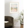 image:imageKate and Laurel Framed Wall Art Print Tranquil Landscape III expansion by Amy Lighthall 22 x 26 Woodgrain Stripe Blonde Frame Coastal Abstract Art for Wall DecorWoodgrain Stripe Blonde