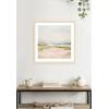 image:imageKate and Laurel Framed Wall Art Print Tranquil Landscape III expansion by Amy Lighthall 22 x 26 Woodgrain Stripe Blonde Frame Coastal Abstract Art for Wall DecorWoodgrain Stripe Blonde