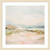 image:imageKate and Laurel Framed Wall Art Print Tranquil Landscape III expansion by Amy Lighthall 22 x 26 Woodgrain Stripe Blonde Frame Coastal Abstract Art for Wall DecorWoodgrain Stripe Blonde