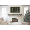 image:imageKate and Laurel Minimalist Evergreen Trees Sketch  2 Piece Framed Canvas Wall Art Set by The Creative Bunch Studio Sylvie Dark Gold Modern Contemporary Nature Art for Wall Decor