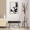 image:imageKate and Laurel Sylvie BB Branch Framed Canvas Wall Art by Border Bloom 23x33 Natural Decorative Nature Shadow Art for Wall
