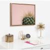 image:imageKate and Laurel Sylvie Botanical Cactus Color Photograph Framed Canvas Wall Art by F2 Images 18x24 Gold