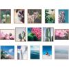 image:imageKate and Laurel Sylvie Cactus Sky Pastel Cactus Stand Tall Cactus and Arizona Pastel Cactus Framed Canvas Wall Art Set by Stephanie Klatt 4 Piece Set Natural Desert Cactus Art Set for Wall