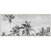image:imageKate and Laurel Sylvie Coastal Coconut Palm Tree Beach BW Framed Canvas Wall Art by The Creative Bunch Studio 18 x 40 Natural Coastal BeachInspired Home DcorWhite