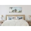 image:imageKate and Laurel Sylvie Coastal Coconut Palm Tree Beach Framed Canvas Wall Art by The Creative Bunch Studio 18 x 40 Natural Beach Inspired Coastal Home DcorWhite
