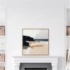 image:imageKate and Laurel Sylvie Coastal Sand Modern Abstract Landscape I Framed Canvas Wall Art by The Creative Bunch Studio 30 x 30 Natural Modern Contemporary Abstract Landscape Decor Living RoomNatural