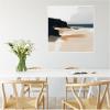 image:imageKate and Laurel Sylvie Coastal Sand Modern Abstract Landscape I Framed Canvas Wall Art by The Creative Bunch Studio 30 x 30 Natural Modern Contemporary Abstract Landscape Decor Living RoomWhite