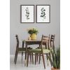 image:imageKate and Laurel Sylvie Eucalyptus 1a and 3b Framed Canvas Wall Art Set by Maja Mitrovic of Makes My Day Happy 2 Piece 18x24 Natural Chic Modern Farmhouse Wall DcorBrown