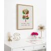 image:imageKate and Laurel Sylvie Great Love Framed Canvas Wall Art by Rachel Lee of My Dream Wall 18x24 Natural Motivational Quote for Wall