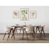 image:imageKate and Laurel Sylvie Greenery Vase Wild King Protea and Wild Banksia Framed Canvas Wall Art Set by Sara Berrenson 3 Piece Set Natural Soft Plant Greenery Art for Wall