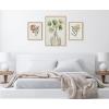 image:imageKate and Laurel Sylvie Greenery Vase Wild King Protea and Wild Banksia Framed Canvas Wall Art Set by Sara Berrenson 3 Piece Set Natural Soft Plant Greenery Art for Wall