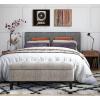 image:imageKate and Laurel Sylvie High Fidelity Framed Canvas Wall Art by F2 Images 18x24 Walnut BrownGray