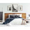 image:imageKate and Laurel Sylvie Highland Cow Wandering and Vintage Botanical Black and White Framed Linen Canvas Wall Art Set by Various Artists Set of 3 two 16x20 and one 23x33 Natural Finish Frames Neutral Decorative Landscape Art for WallNatural