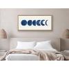 image:imageKate and Laurel Sylvie Linear Moon Phases Framed Canvas Wall Art by Teju Reval of SnazzyHues 18x40 Gold Decorative Moon Art for Wall