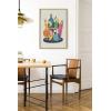 image:imageKate and Laurel Sylvie Mid Century Modern Cocktails Framed Canvas Wall Art by Rachel Lee of My Dream Wall 23x33 Natural Colorful MidCentury Modern Wall ArtNatural