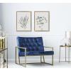 image:imageKate and Laurel Sylvie Neutral Botanical Prints 1 and 2 Framed Canvas Wall Art by The Creative Bunch Studio 2 Piece 18x24 Natural Decorative Botanical Art for WallGold
