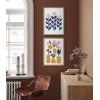 image:imageKate and Laurel Sylvie Nordic Flowers Framed Canvas by Myriam Van Neste 18x24 Gold Whimsical Abstract Wall DecorNatural