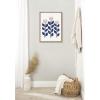 image:imageKate and Laurel Sylvie Nordic Flowers Framed Canvas by Myriam Van Neste 18x24 Gold Whimsical Abstract Wall DecorNatural