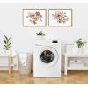 image:imageKate and Laurel Sylvie Peach Roses and Floral Bouquet Muted Framed Canvas Wall Art Set by Sara Berrenson 2 Piece 18x24 Natural Soft Flower Bouquet Art for Wall